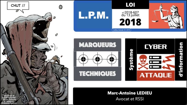 cyber attaque marqueur technique LPM 2018