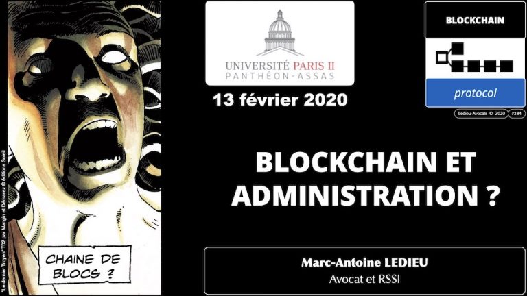 #284 Blockchain et Administration ? Conférence Paris II