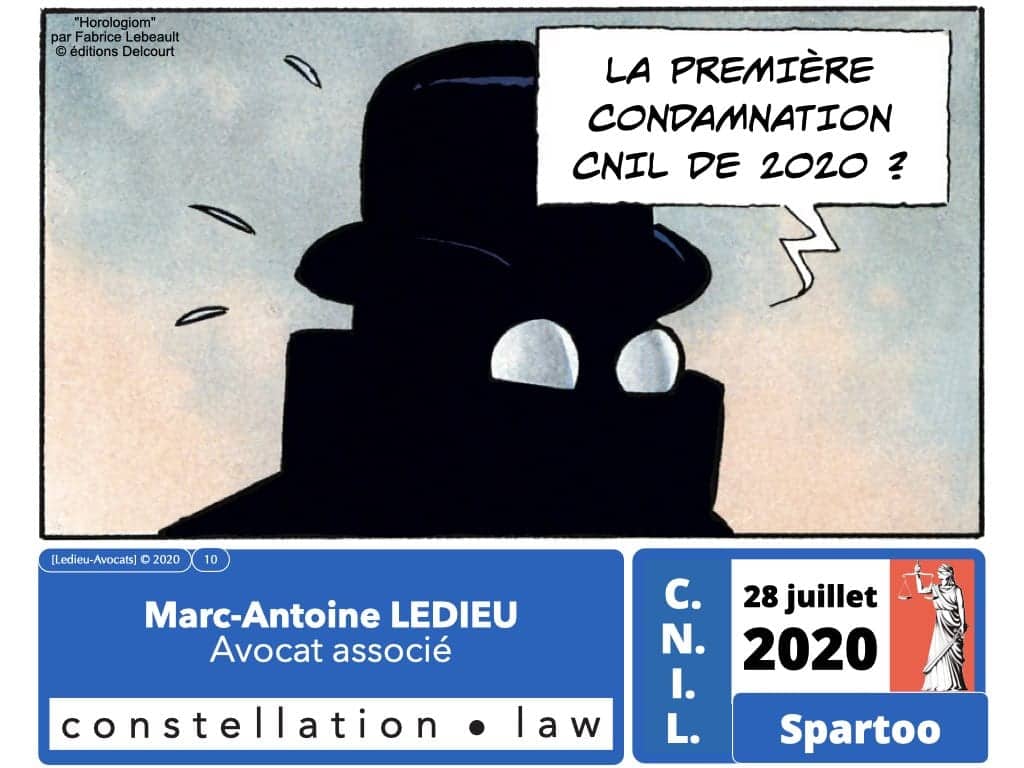 délibération CNIL SPARTOO du 28 juillet 2020 n°SAN 2020-003 ©Ledieu-Avocats 17-08-2020.0