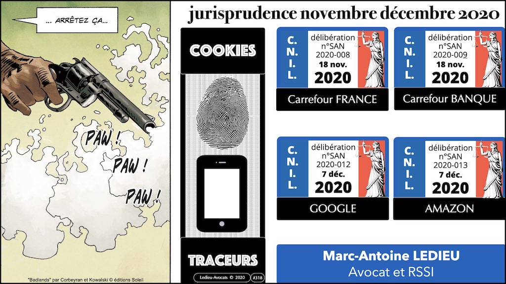 #318 jurisprudence CNIL cookie traceur (nov + déc 2020): analyse