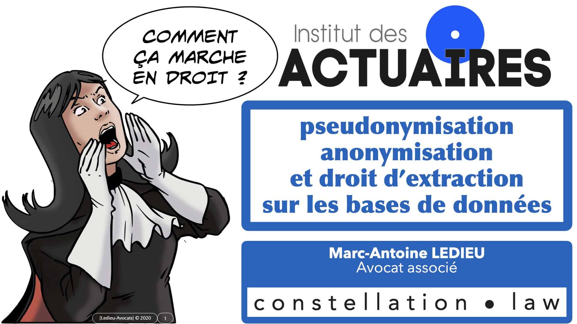 pseudonymisation données ACTUAIRES *16:9* © Ledieu-Avocats 06-11-2020.001