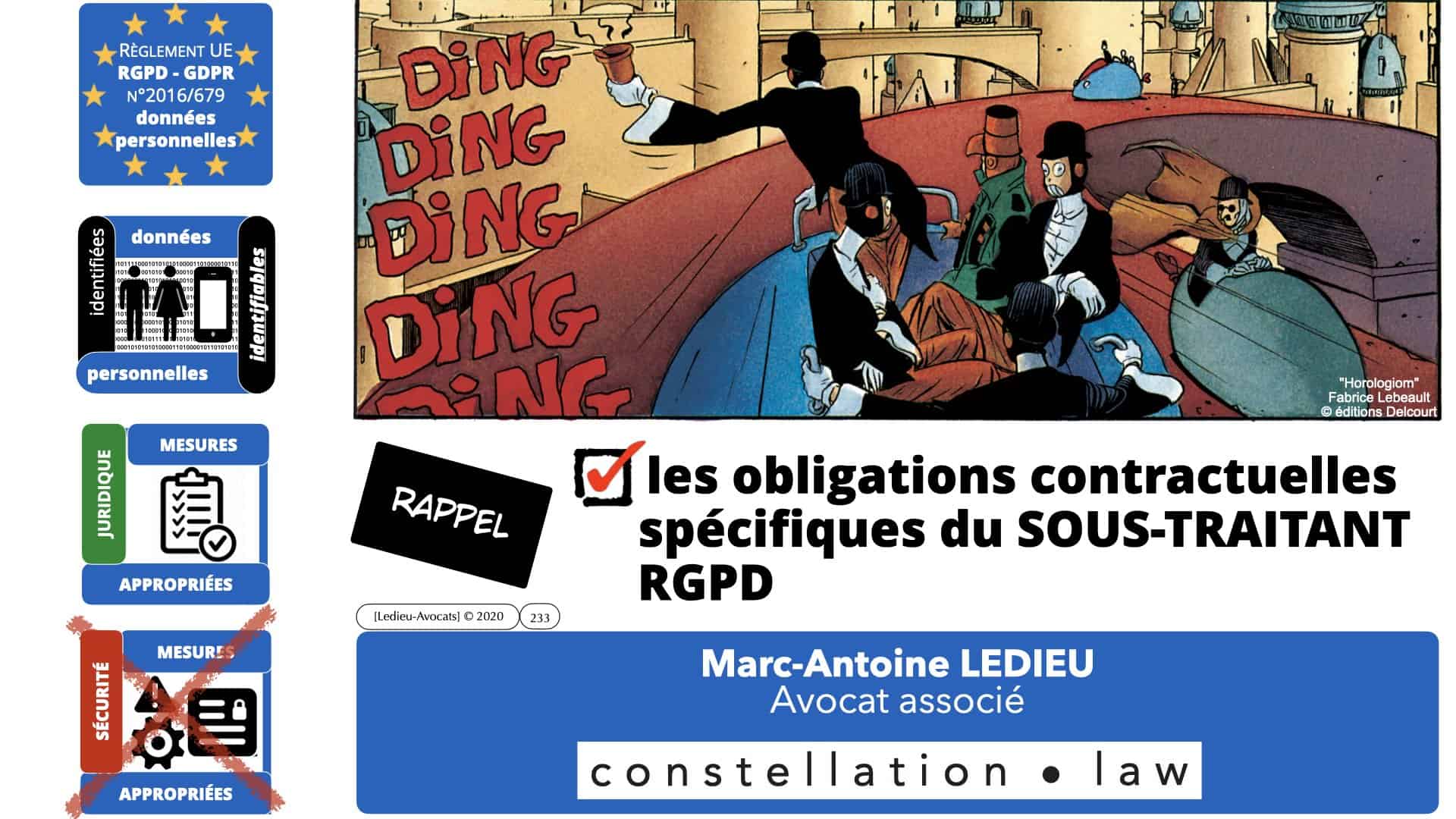 RGPD e-Privacy données personnelles jurisprudence formation Lamy Les Echos 10-02-2021 ©Ledieu-Avocats.233