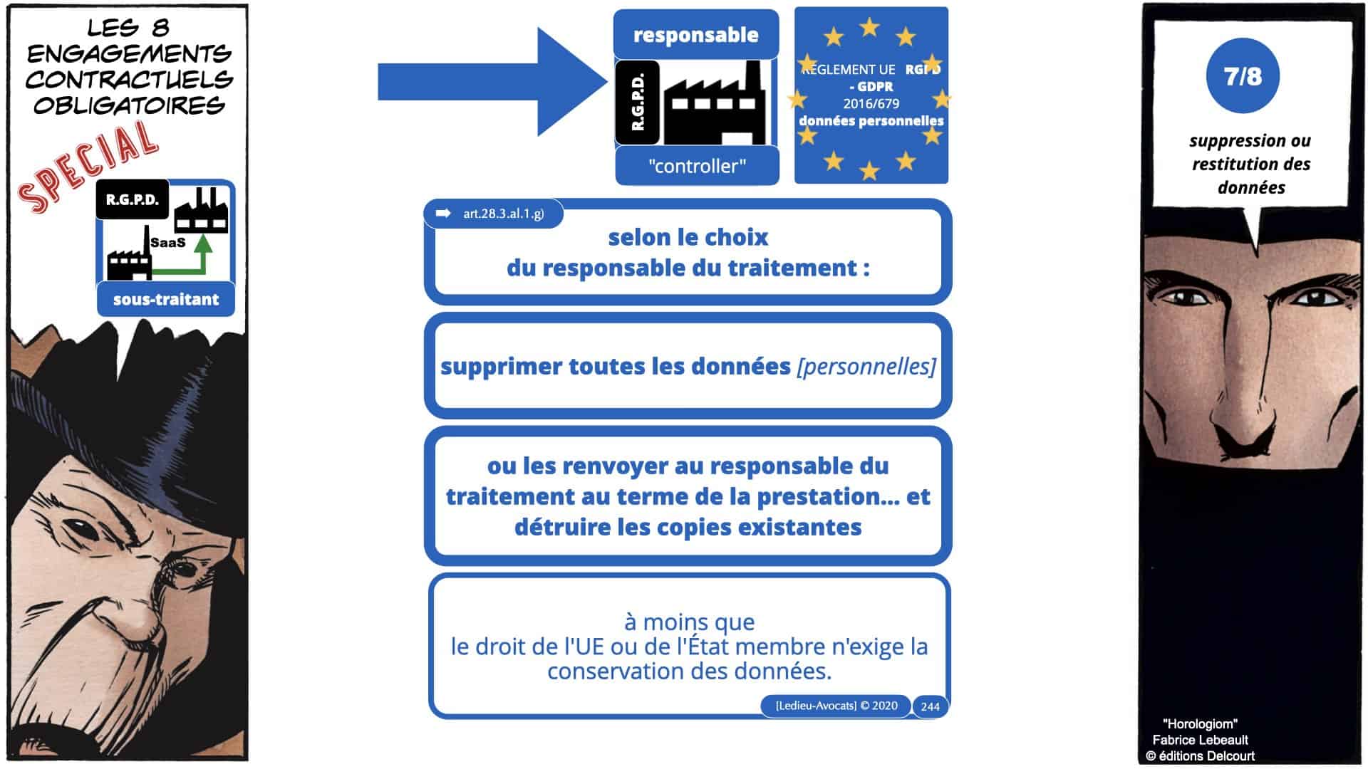 RGPD e-Privacy données personnelles jurisprudence formation Lamy Les Echos 10-02-2021 ©Ledieu-Avocats.244