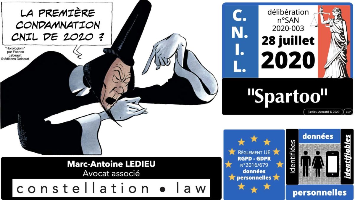 RGPD e-Privacy données personnelles jurisprudence formation Lamy Les Echos 10-02-2021 ©Ledieu-Avocats.267