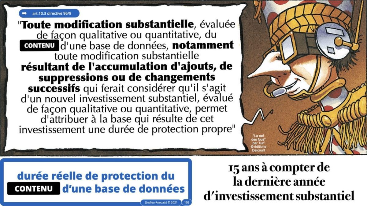334 extraction indexation BASE DE DONNEES © Ledieu-avocat 24-05-2021.102