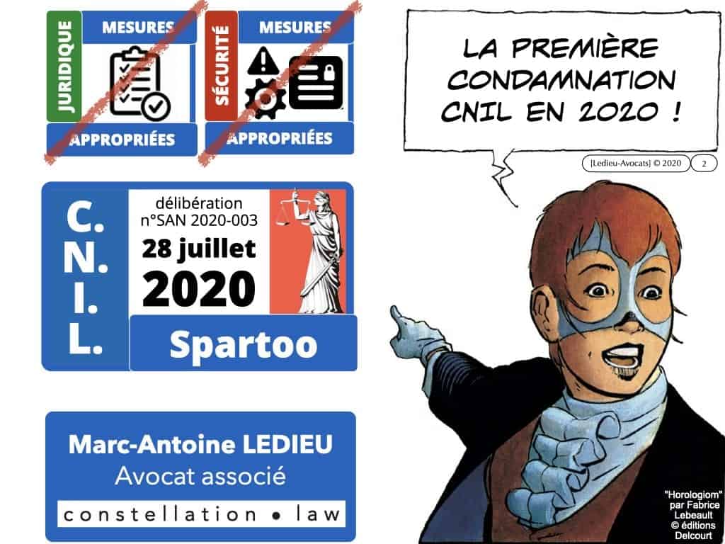 RGPD délibération CNIL SPARTOO du 28 juillet 2020 n°SAN 2020-003 ©Ledieu-Avocats 17-08-2020.002