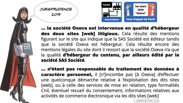 306 RGPD et jurisprudence e-Privacy données-personnelles 16:9 ©Ledieu-Avocats 05-10-2020 formation Les Echos Lamy Conference.233