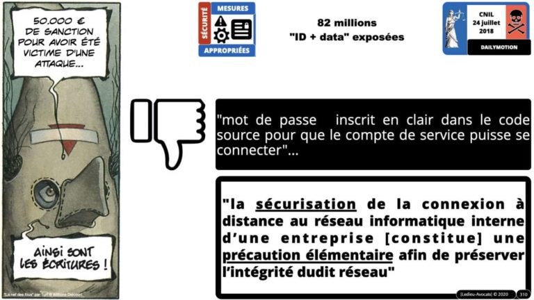 306 RGPD et jurisprudence e-Privacy données-personnelles 16:9 ©Ledieu-Avocats 05-10-2020 formation Les Echos Lamy Conference.310