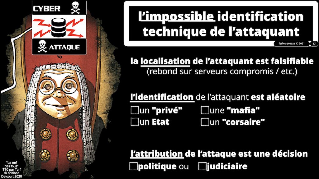 #350 cyber attaque cyber sécurité #14 IMPOSSIBLE identification attaquant © Ledieu-Avocats technique droit numérique.017