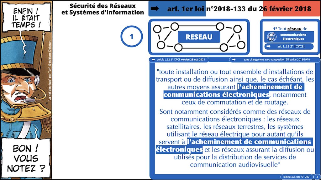 #350 cyber sécurité cyber attaque #20 DEFINITION LEGALE Réseau + Système d'Information © Ledieu-Avocats technique droit numérique.004