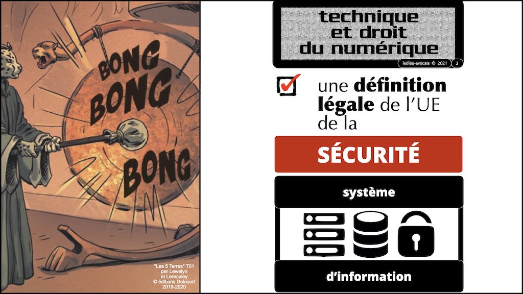 #350 cyber sécurité cyber attaque #21 DEFINITION LEGALE (cyber) sécurité © Ledieu-Avocats technique droit numérique.002