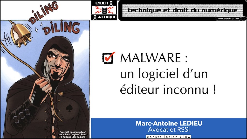 #353 cyber attaque cyber sécurité #24 DEFINITION Malware © Ledieu-Avocats technique droit numérique.001
