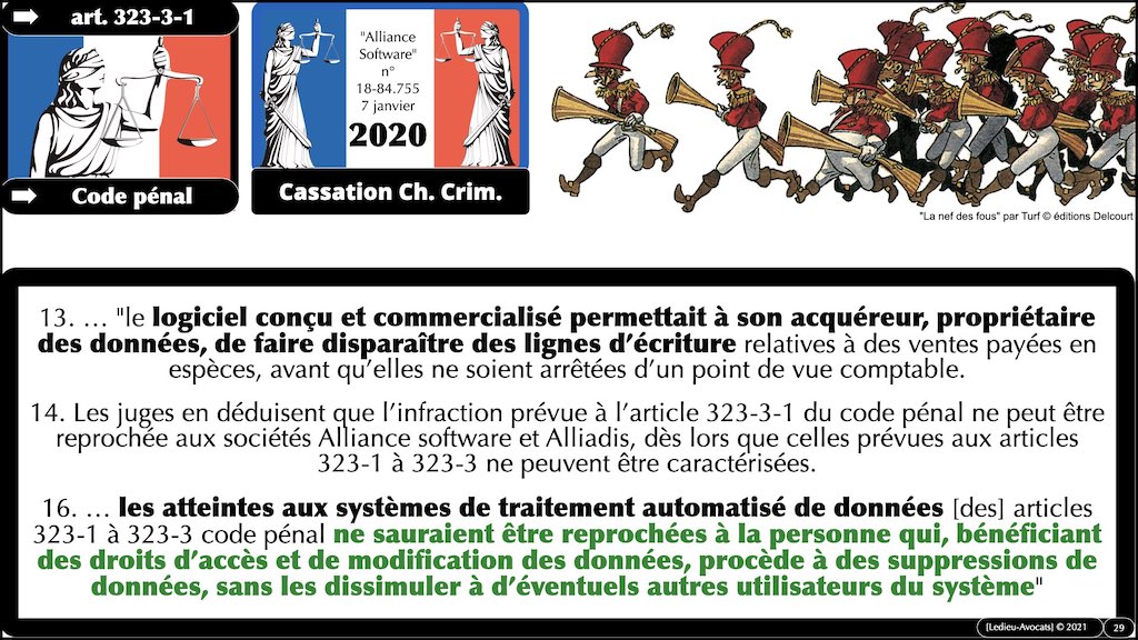 #353 cyber attaque cyber sécurité #26 RESPONSABILITE pénale © Ledieu-Avocats technique droit numérique 07-10-2021.029