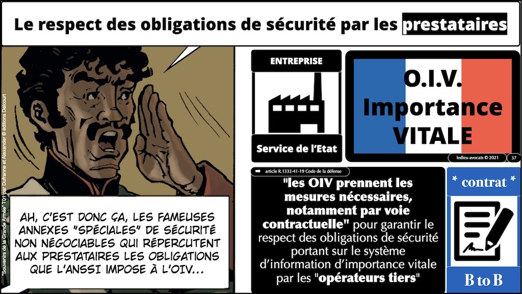 #356 OIV OSE OBLIGATIONS cyber sécurité systeme information + Vincent DESROCHES © Ledieu-Avocats technique droit numérique blog BD 30-10-2021 *16:9*.037