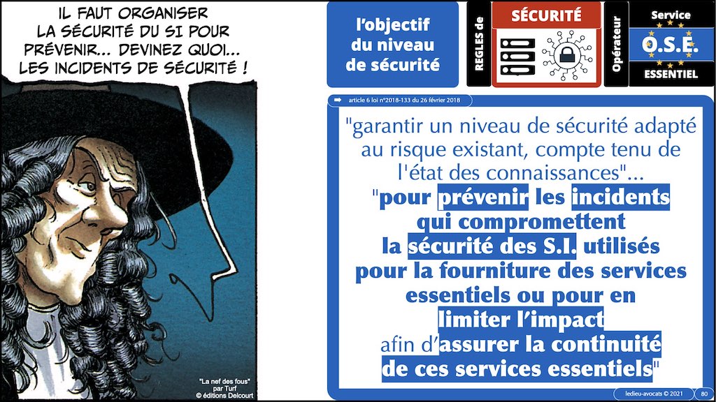 #356 OIV OSE OBLIGATIONS cyber sécurité systeme information + Vincent DESROCHES © Ledieu-Avocats technique droit numérique blog BD 30-10-2021 *16:9*.080