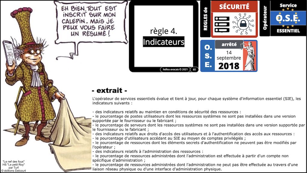 #356 OIV OSE OBLIGATIONS cyber sécurité systeme information + Vincent DESROCHES © Ledieu-Avocats technique droit numérique blog BD 30-10-2021 *16:9*.085