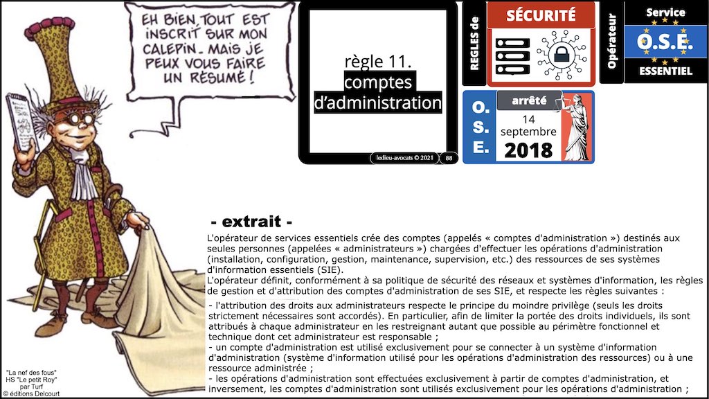 #356 OIV OSE OBLIGATIONS cyber sécurité systeme information + Vincent DESROCHES © Ledieu-Avocats technique droit numérique blog BD 30-10-2021 *16:9*.088