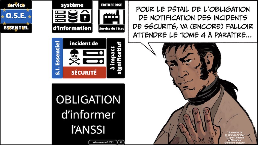 #356 OIV OSE OBLIGATIONS cyber sécurité systeme information + Vincent DESROCHES © Ledieu-Avocats technique droit numérique blog BD 30-10-2021 *16:9*.093