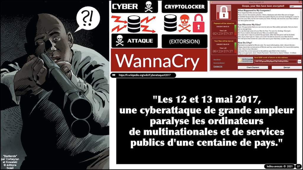 358 cyberattaque vulnérabilité malware responsabilité EGE 09-11-2021 © Ledieu-Avocats technique droit numerique blog BD.037
