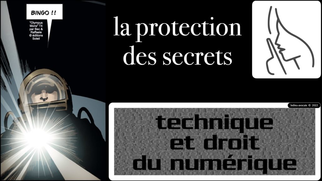 conférence protection des secrets pour décideur © Ledieu-Avocats technique droit numerique BLOG BD 11-11-2021