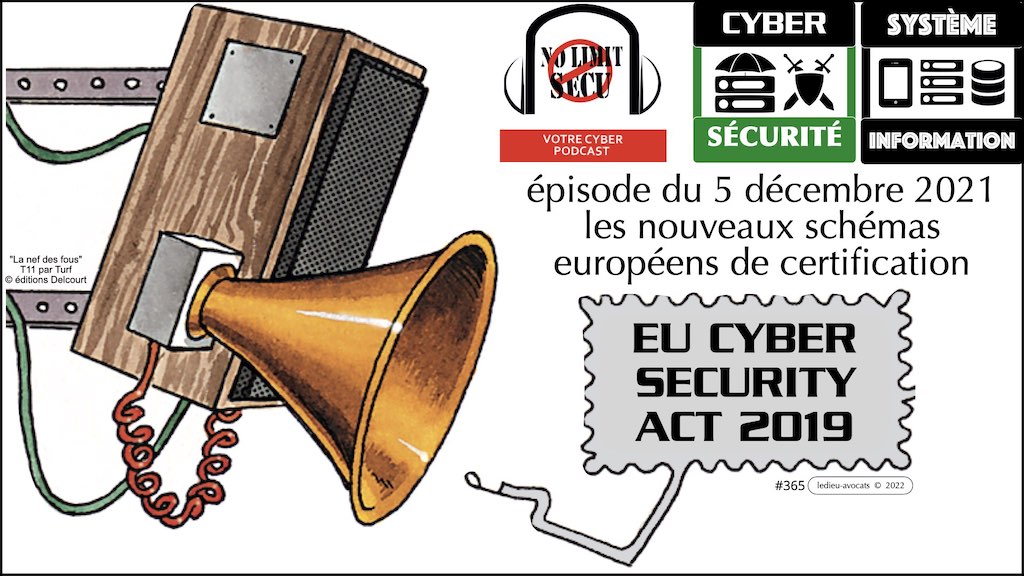 #365 Règlement UE "CyberSecurity Act" n°2019/881 du 17 avril 2019