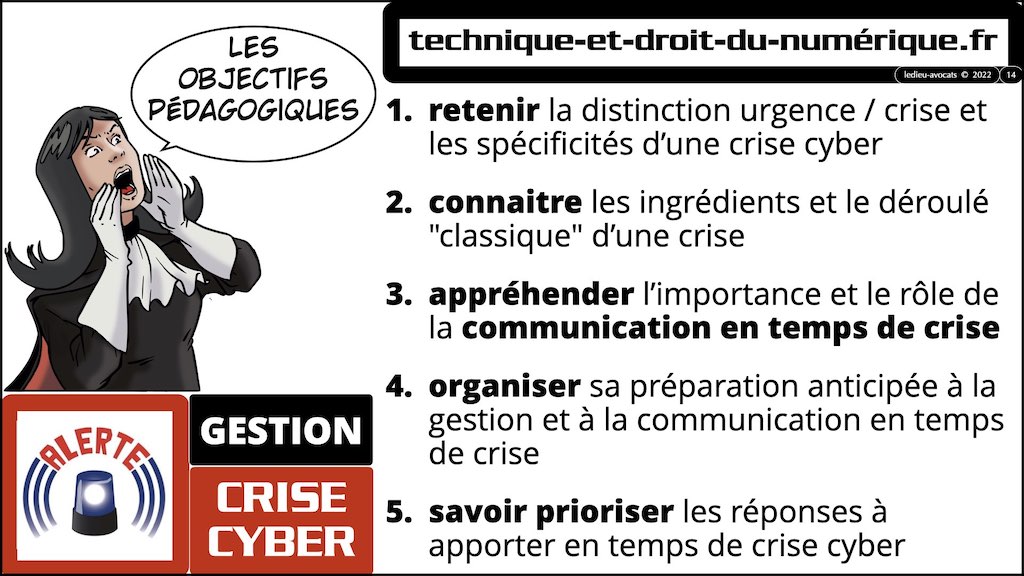 CE QU'IL FAUT RETENIR GESTION COMMUNICATION crise cyber © Ledieu-Avocats technique droit numérique