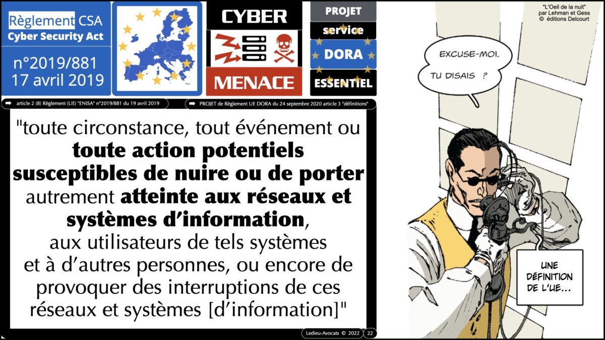 #384-3 sécurité des systè!mes d'information cyber attaque #11 la MENACE NUMERIQUE © Ledieu-Avocats 2022.022