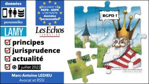 RGPD CNIL principes jurisprudence actualité (c) Ledieu-Avocats