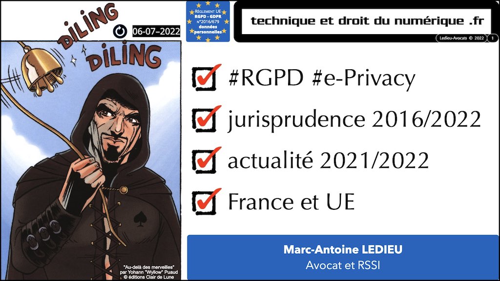#406-7 RGPD CNIL principes jurisprudence actualité ACTU + JURISPRUDENCE © Ledieu-Avocats 06-07-2022.001