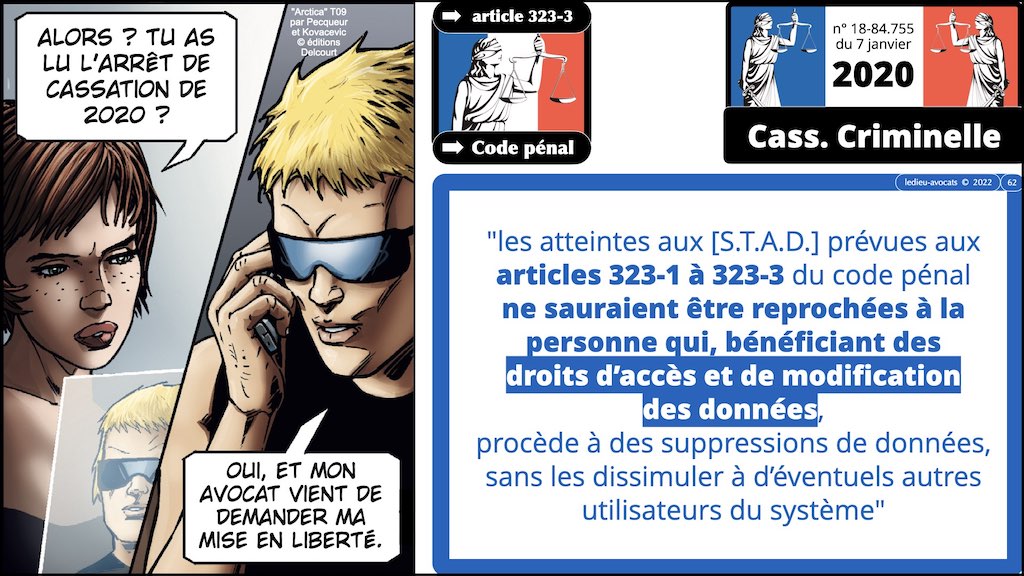 #002 accès maintien frauduleux légitime défense action offensive HACKER ETHIQUE ? © Ledieu-Avocats 25-10-2022.062