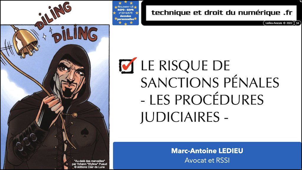 #416 RGPD principes jurisprudence actualité pratique #01 TEXTES + preuve + sanctions © Ledieu-Avocats 05-10-2022.054