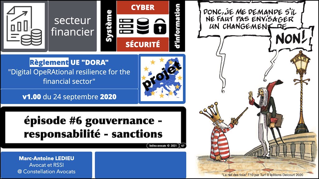 #357 DORA sécurité informatique expliquée secteur financier - cybersécurité OSE projet Règlement UE © Ledieu-Avocats technique droit numérique BLOG BD.067