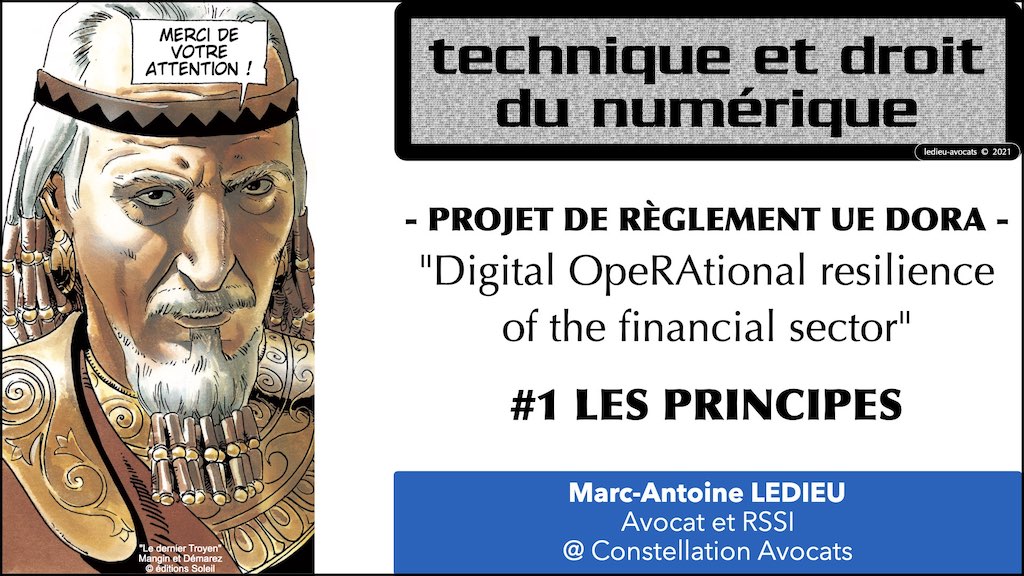 #357 DORA sécurité informatique expliquée secteur financier - cybersécurité OSE projet Règlement UE © Ledieu-Avocats technique droit numérique BLOG BD.070