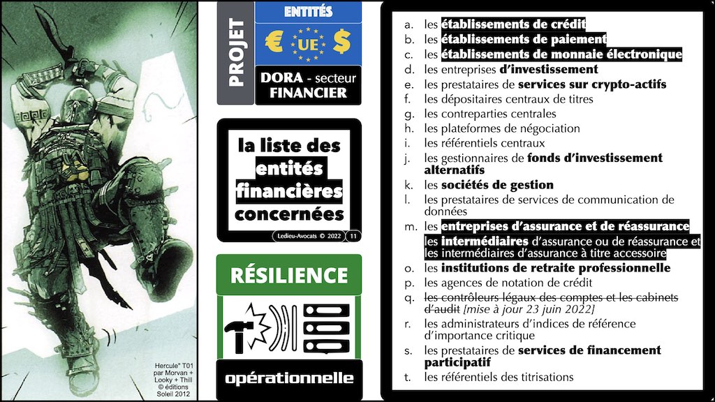 #425 DORA Institut du RISK & COMPLIANCE © Ledieu-Avocats 14-11-2022.011