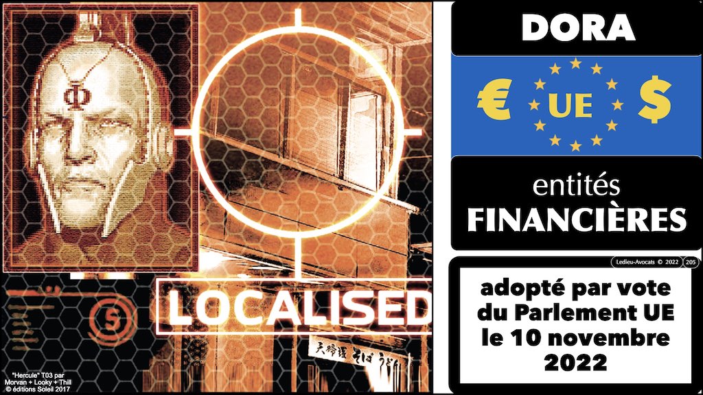 #437 DORA épisode 12/12 résilience opérationnelle secteur financier SANCTIONS et date d'application © Ledieu-Avocats 2022