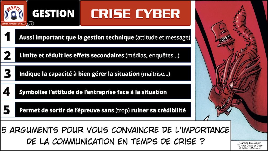 #373 GESTION COMMUNICATION crise cyber + PRIORISATION © Ledieu-Avocats technique droit numérique.036