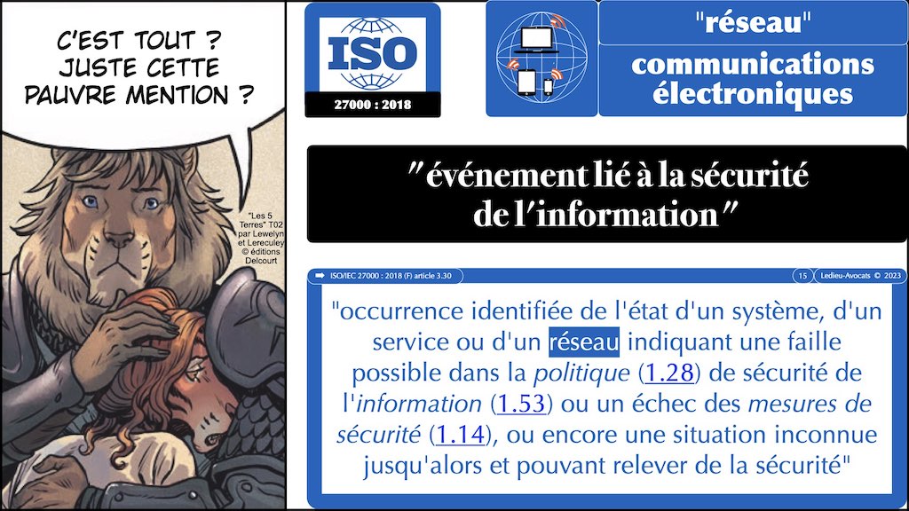 #441 NISv2 vs ISO 27000 définition légale 1:3 réseau © Ledieu-Avocats 2023.015