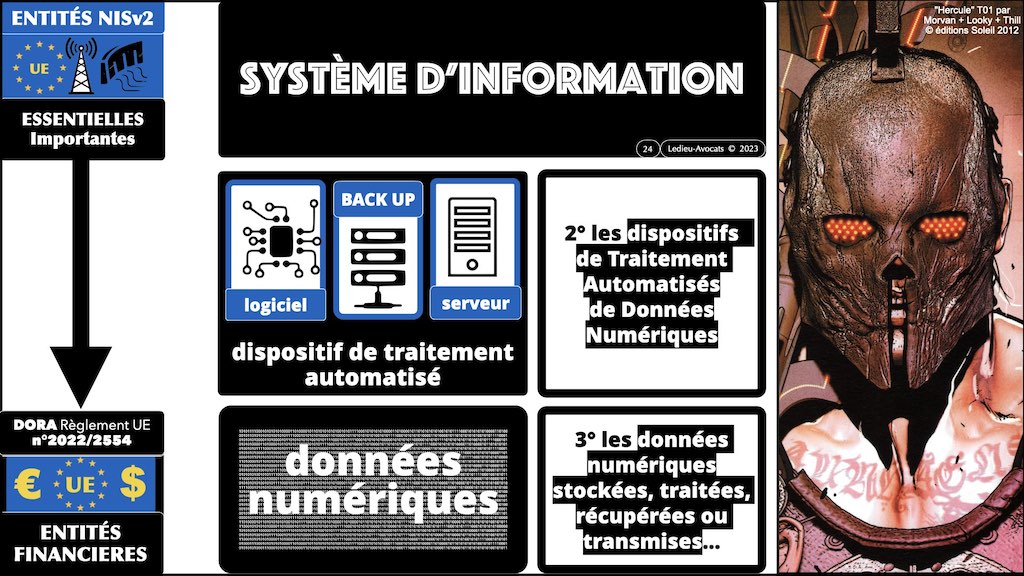 #442 NISv2 vs ISO 27000 définition légale 2:3 système d'information © Ledieu-Avocats 2023.006