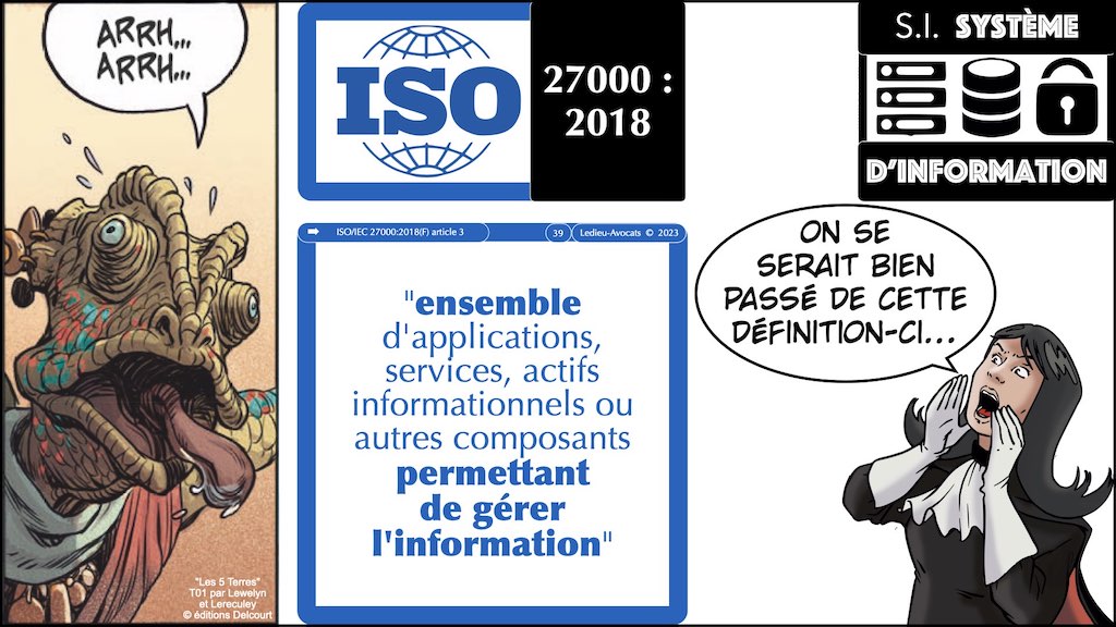 #442 NISv2 vs ISO 27000 définition légale 2:3 système d'information © Ledieu-Avocats 2023.021