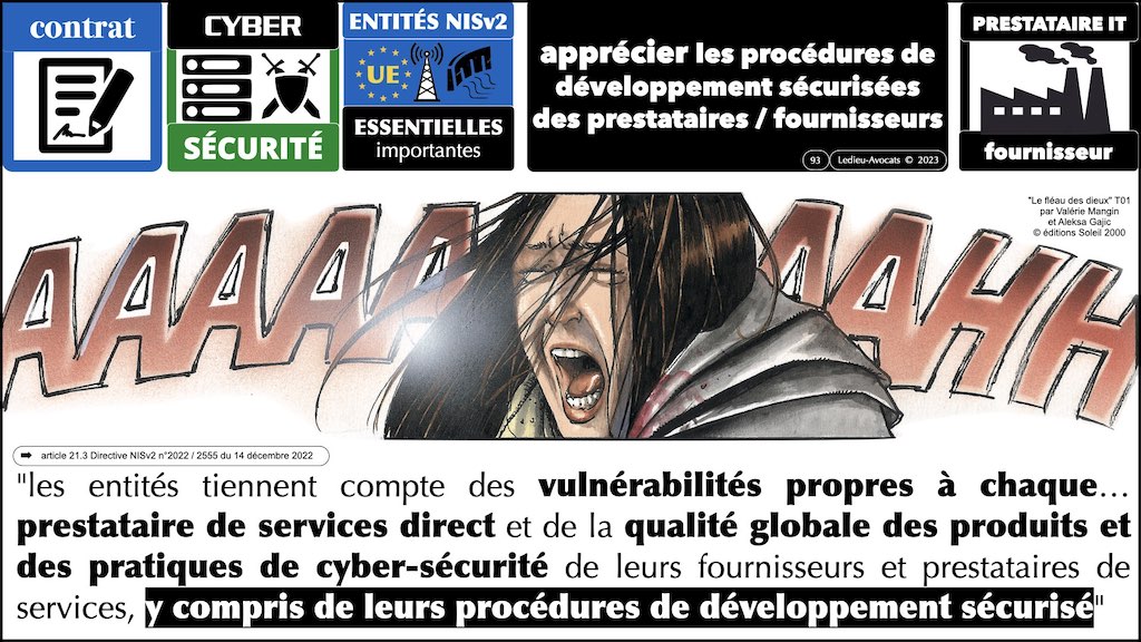 #455 NISv2 DORA cyber-sécurité entité critique ? essentielle ? importante ? financière JSSI 14 mars 2023 OSSIR © Ledieu-Avocats.093