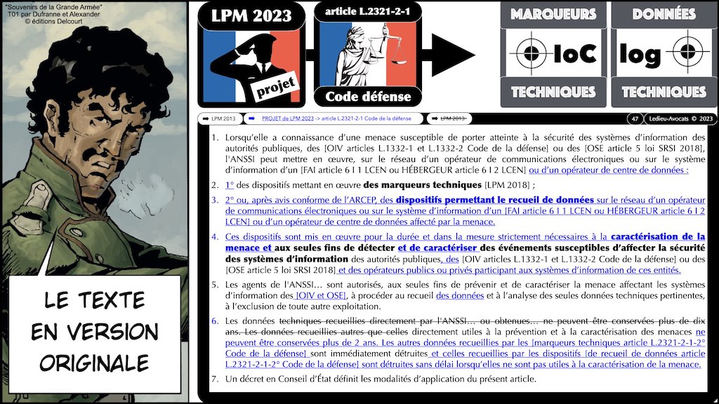 #467 projet LPM 2023 cyber sécurité #2 marqueurs techniques © Ledieu-Avocats 18-04-2023.010