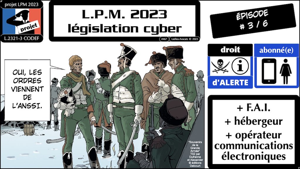#468 OSSIR cyber sécurité projet LPM 2023 synthèse © Ledieu-Avocats 09-05-2023.020