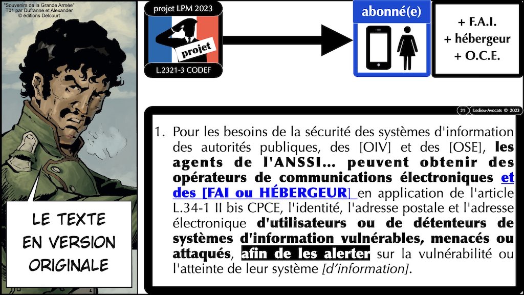 #468 OSSIR cyber sécurité projet LPM 2023 synthèse © Ledieu-Avocats 09-05-2023.021