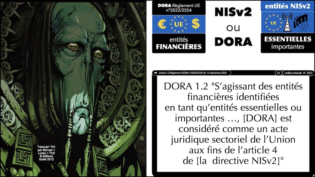 #469 DORA la cyber sécurité du secteur financier expliquée aux avocats d'affaires DORA vs NISv2 © Ledieu-Avocats 2023.jpeg.009