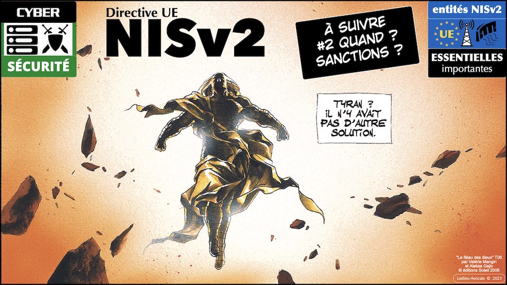 cyber sécurité Directive NISv2 résilience entité critique essentielle importante © Ledieu-Avocats 2023