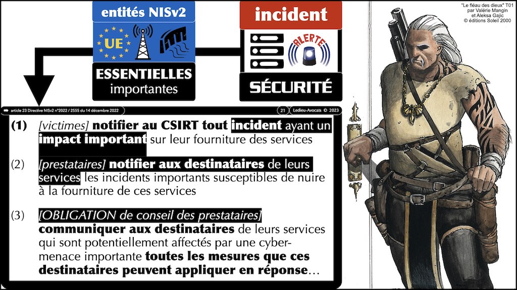 ‎#478 spécial CLUSIR Normandie la Directive NISv2 expliquée par l'ANSSI ***45mn*** © Ledieu-Avocats 18-06-2023.‎021