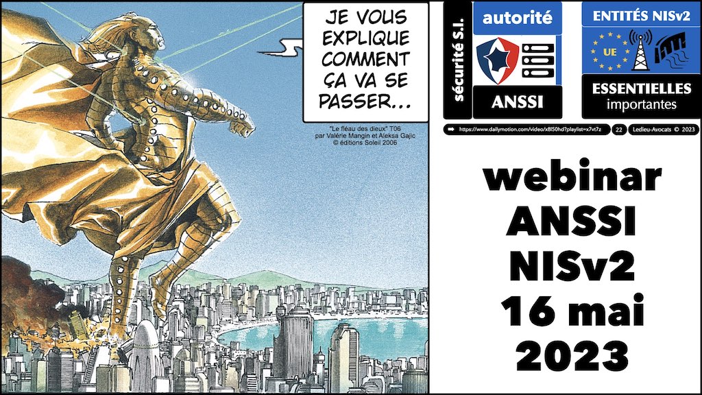 ‎#478 spécial CLUSIR Normandie la Directive NISv2 expliquée par l'ANSSI ***45mn*** © Ledieu-Avocats 18-06-2023.‎022