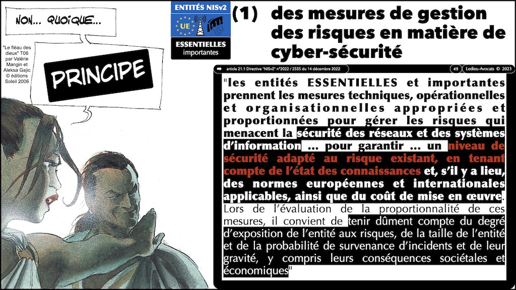 ‎#478 spécial CLUSIR Normandie la Directive NISv2 expliquée par l'ANSSI ***45mn*** © Ledieu-Avocats 18-06-2023.‎049