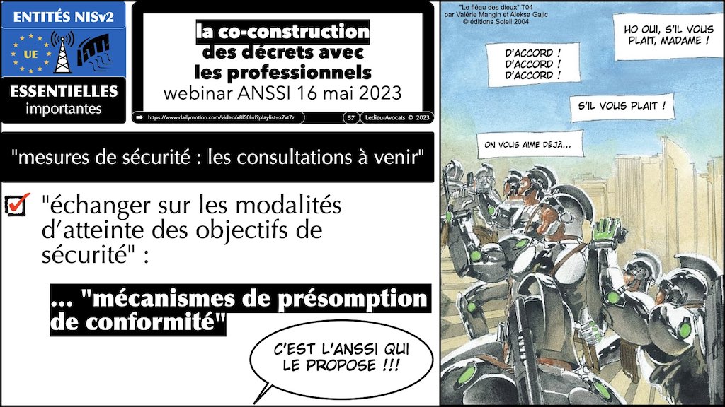 ‎#478 spécial CLUSIR Normandie la Directive NISv2 expliquée par l'ANSSI ***45mn*** © Ledieu-Avocats 18-06-2023.‎057
