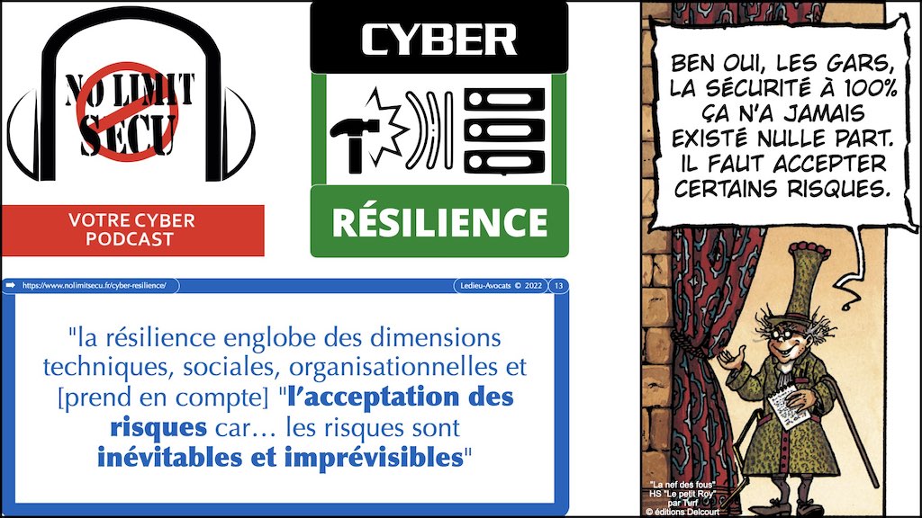acceptation des risques et cyber résilience Opérationnelle numérique DORA © Ledieu-Avocats 18-07-2022